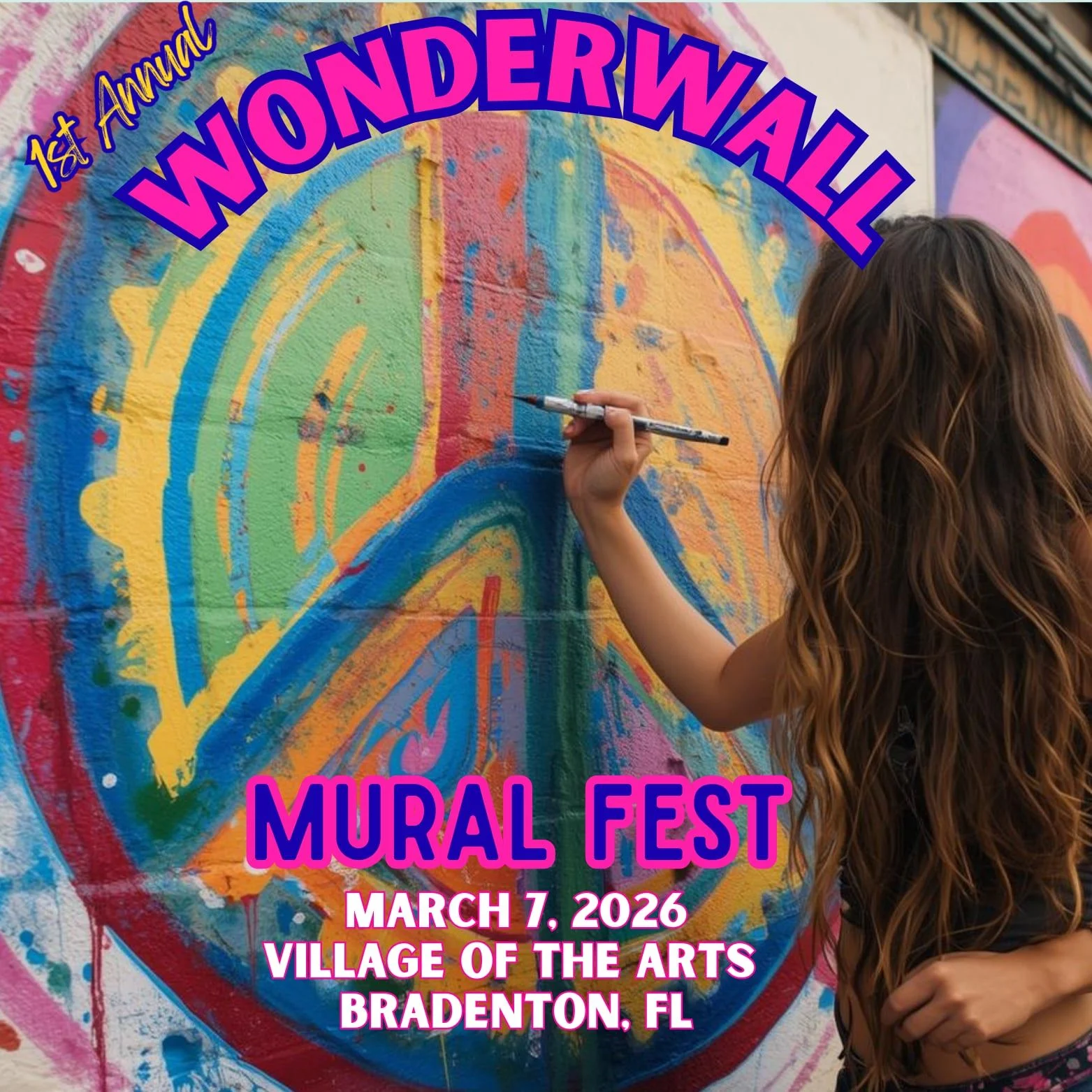 VOTA 1st Annual Wonderwall Mural Fest March 7 2026